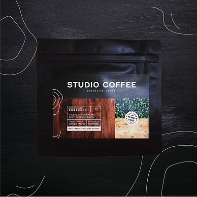 Studio Coffee Packaging adobe illustrator branding coffee branding coffee packing design icon layout design logo logo design mock up mockup mockup psd package packagingdesign typography vector