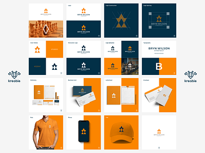 Bryn wilson - Logo presentations brandguidelines cool home logo minimalist modern monogram presentation simple