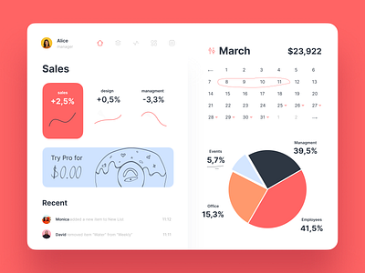 Finance Management Tool Dashboard app calander cards chart dashboard filters finance finance app fintech graph interface statistic statistics ui ux ux design web