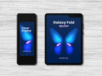 Samsung Galaxy Fold Mockup Free PSD download downmoad fold free galaxy mockuo mockup psd samsung template z