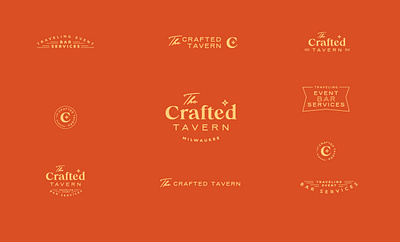 The Crafted Tavern Brand branding logo