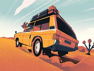 Desert Escape character art character design design digitalart editorial editorial art graphic design illustration illustrator photoshop