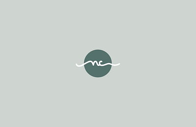 NC logotype alex celaire feminine green logo minimal nc terracotta