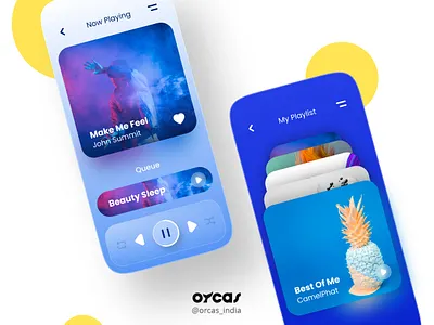 🎵 Music app | UI Design app app design application design illustration music app music player neumorphism orcas india ui ui ux uidesign uxdesign