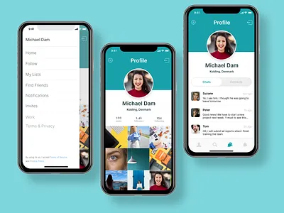 User Profile #DailyUI #006 daily 100 challenge design figma mobile app design ui userprofile