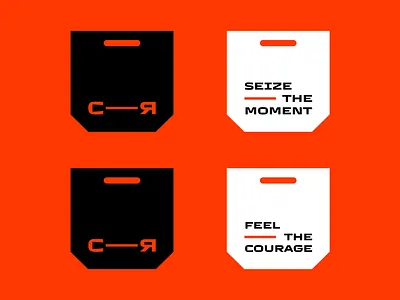 CO-RAGE: Shopping Bag Design bag brand branding clothing brand design identity logo logomark logotype minimal streetwear