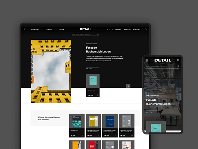 Detail: E-Commerce Design architecture buildings commerce e commerce ecommerce houses magazine ui ux uxui web webdesign website
