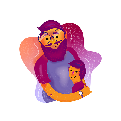 Father's Day Illustration adobe illustrator adobe illustrator cc colorful digital design digital designer fathers day fathers day graphic fathers day graphic fathersday illustration illustrator playful social media social media design social media post