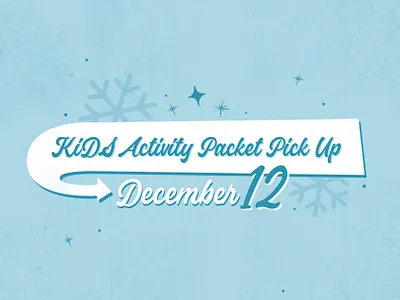 KiDS December Event celebration children church december design event graphic illustration kids ministry party snow snowflakes vector winter