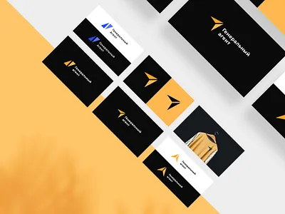 General Agent Logo black branding design icon logo logo design logodesign logotype minimal vector yellow