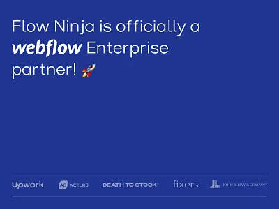 Webflow Enterprise Partner agency design development enterprise webflow