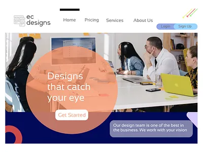 Dribble Landing Page animation branding design graphic design illustration logo minimal ui ux website