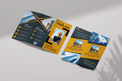 Trifold brochure bifold brochure design flyer designs trifold brochure design