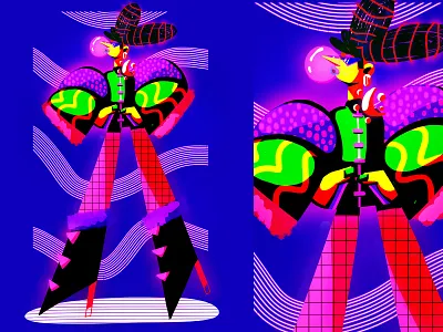 Fashion Extravaganza character character art character design characterdesign digital art extravaganza fashion flamboyant illustration