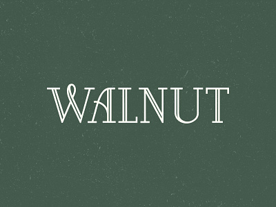 Walnut branding design dinner fancy food and beverage lettering logo design luxury mockup restaurant restaurant branding restaurant logo restaurant logo design steakhouse typography vegetarian veggie w logo walnut weekly logo challenge