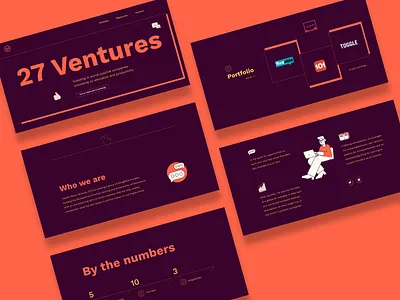 27V Exploration branding design icon illustration layout visual design web design website