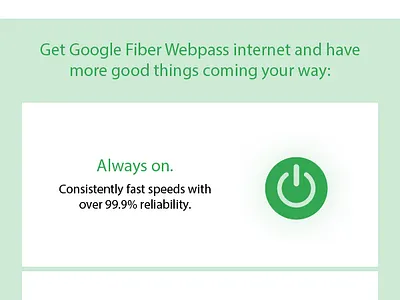 Google Fiber Email Mockup branding design email design flat illustration illustrator layout ui ux vector web