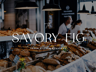 The Savory Fig - Brand bakery brand brand design kitchen long island pastry vegan