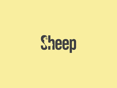 Sheep logo animal logo app branding corporate branding creative logo futuristic grandient icon logo design minimal modern logo negative space logo tranding logo typogaphy