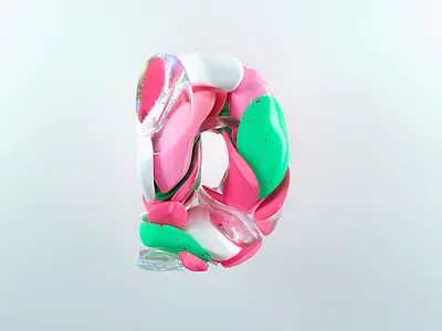 Letter D 3D 3d 3d art 3d modeling c4d cinema4d design letters type