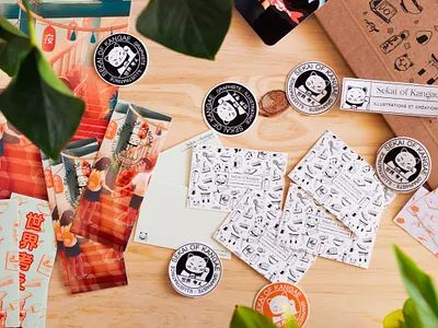 New branding brand brand identity branding design cat cute cute illustration identitydesign japan logo lucky cat packaging stickers