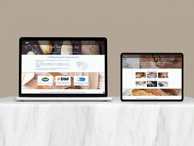 Conception du site WordPress de IDF Fournil baker boulangerie divi webdesign wordpress