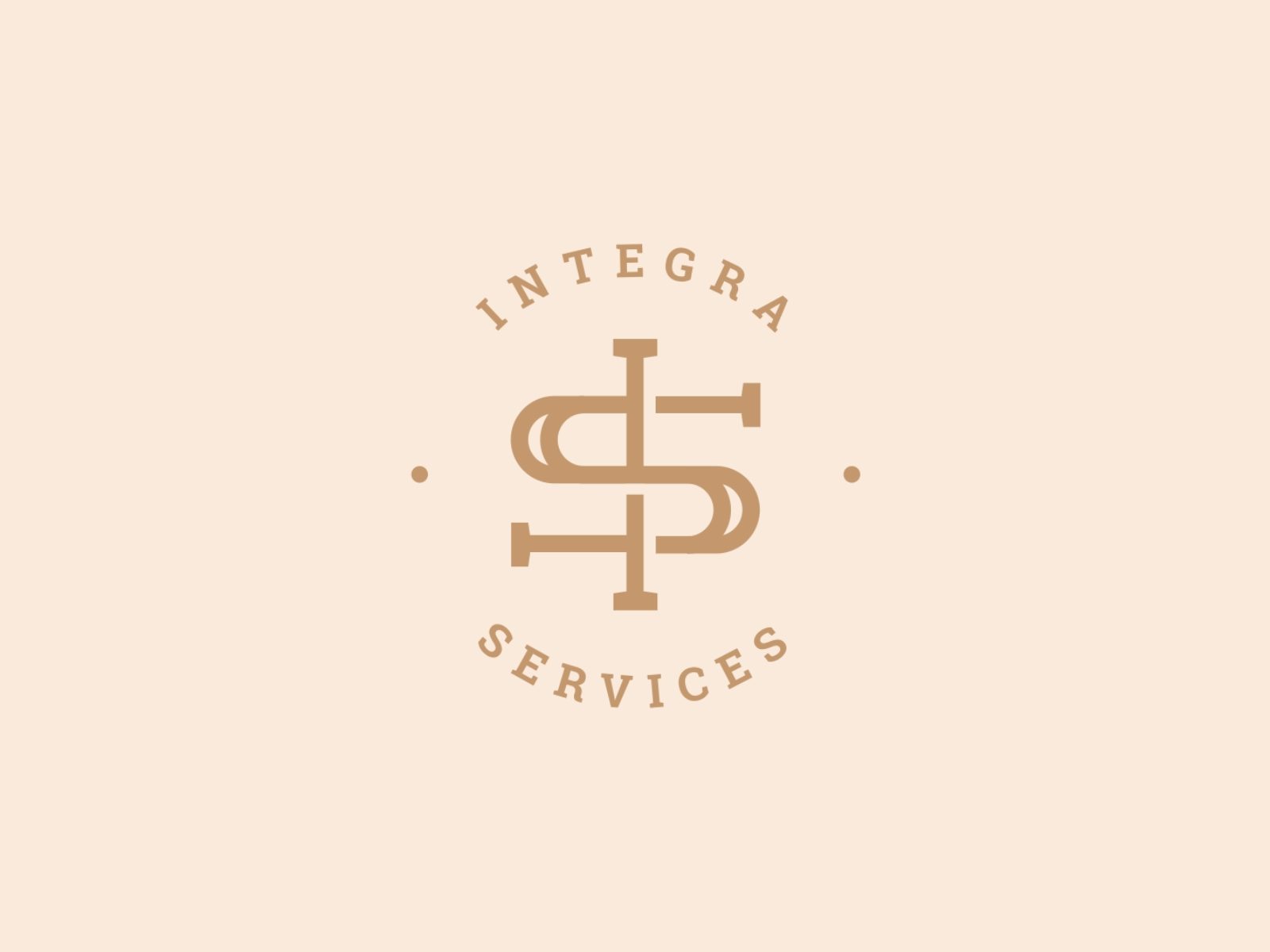 Integra Services Monogram animated logo animation brand branding lettering logo animation logo design branding logodesign monogram monogram design monogram letter mark monogram logo motion vector