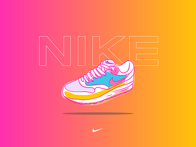 air max collection 04 adobe illustrator art design illustration ipadpro minimal procreate typography vector vibrant color