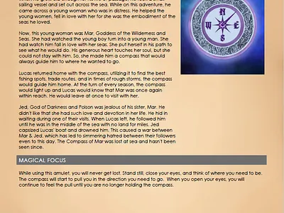 Compass of Mar creative writing digital art dungeonsanddragons magic item worldbuilding
