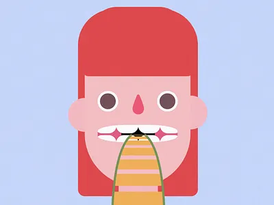 You are what you eat animation design illustration minimalist motion motion design motion graphics motiongraphics vector