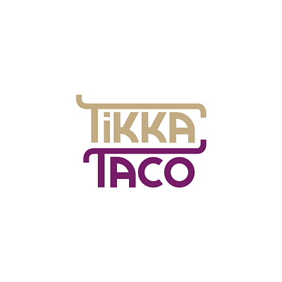 Tikka Taco | Logo for a restaurant branding fast food india indian food logo mexico restaurant typography