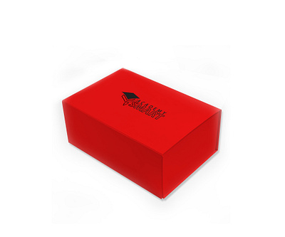 Red magnet gift box box box design branding cardboard box design logo design package design packaging presentation design