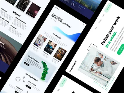 Landing Pages for Startups - Concept black dark landing landingpage modern startup webdesign website