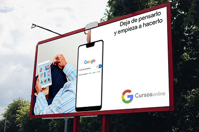 Valla Publicitaria Google copywriting diseño valla publicitaria