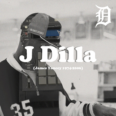 J Dilla artist design dilla donuts hiphop illustrator instagram mpc photoshop