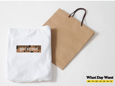 Girl Scout Cookies boxlogo branding clothing cookies design graphicdesign gsc mockup tshirt tshirt design