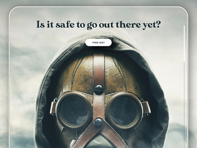 If it was only this easy... concept hero homepage interface pollution toxic webdesign website