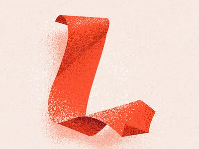 L 36 days l 36 days of type 36 days of type 08 36 days of type 2021 alphabet l letter l lettering texture type typography