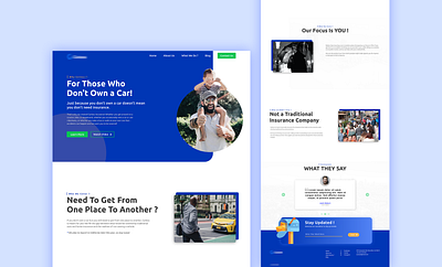 Insurance Landing Page design insurance insurance company landing landing page landing page design ui ux web web design