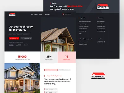 Standard Roofing Systems - Website Design 🎉 2021 website website design