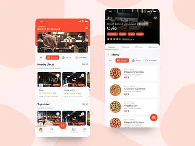 Dine app app design application application design design designs eats food food app redesign restaurant restaurant app ui ui ux ui design uiux user experience user interface user interface design userinterface ux