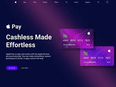 Apple Pay app apple apple card credit card design illustration logo ui ux