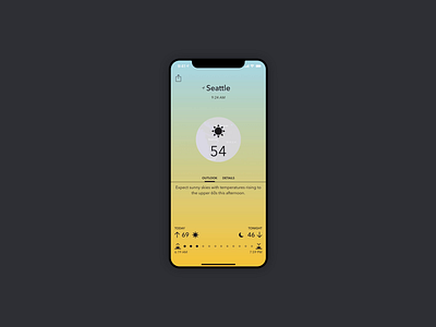 Pulse - UI Animations animation design design app ios ios app ui weather
