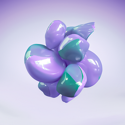 Grape Softbody Candy 3d 3d artist 3d modeling abstract abstract 3d cinema4d design lighting softbody textures