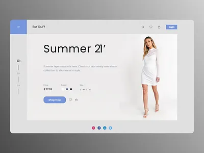 Women colthing branding clean design minimal new online shop ui uiux ux web website