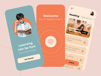 online learning app android app design animation app app design design app illustration ios app ios app design kids learning app learning management system mobile mobile app ui user experience user interface ux