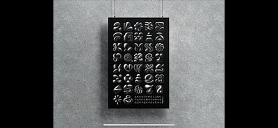 DonCarrrlos — Alphabet 2020 36 days of type 36daysoftype black and white design designer hand lettering illustration letters poster poster a day poster design print printmaking procreate type typographic typography