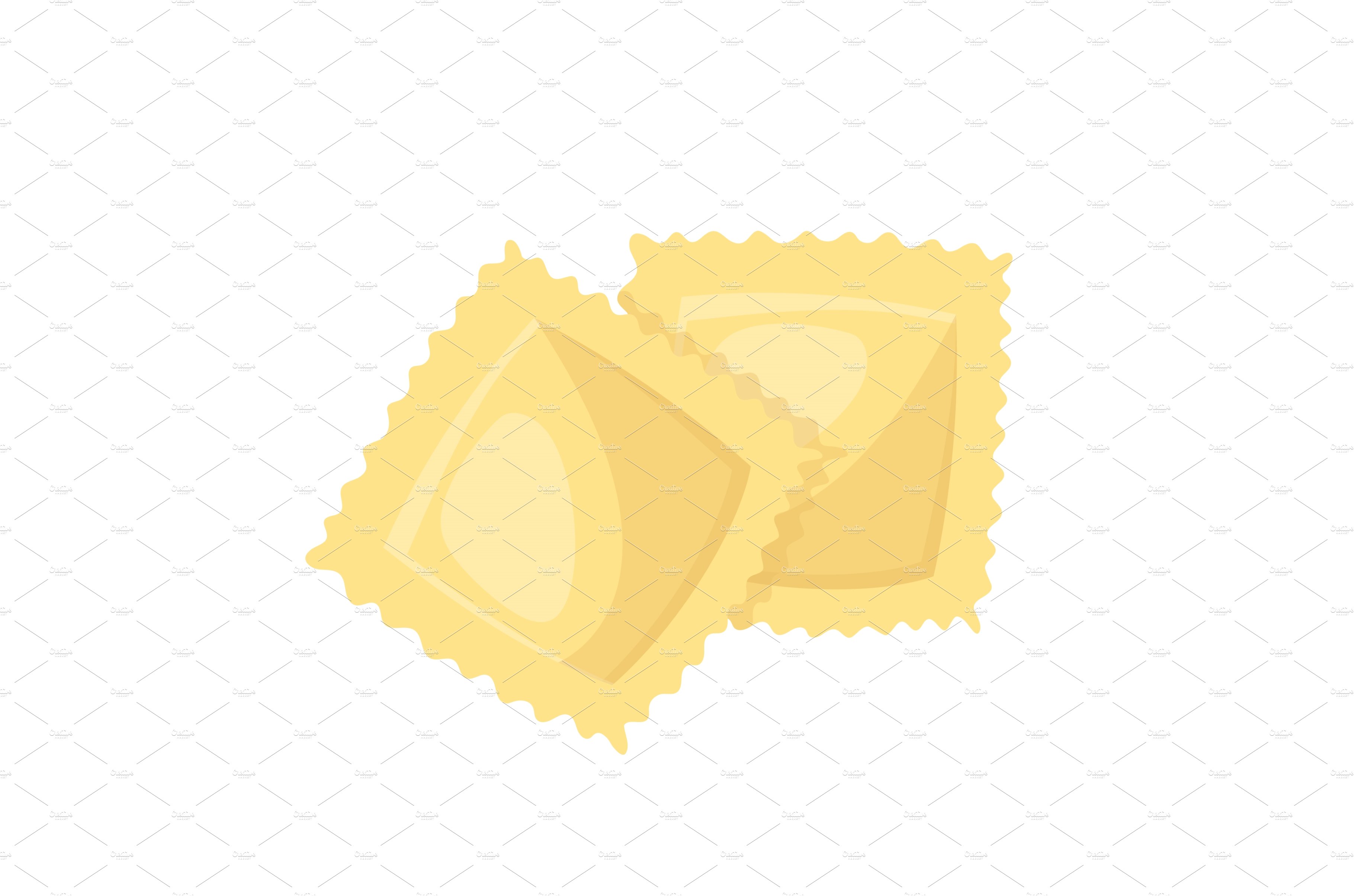 ravioli cartoon vector illustration by Pikepicture on Dribbble