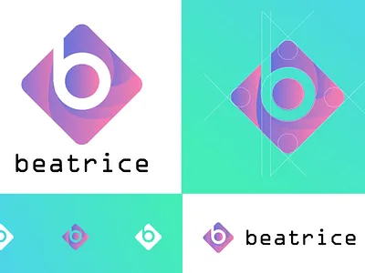 B lettet logo app branding design graphic design icon illustration logo typography ui ux vector