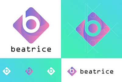 B lettet logo app branding design graphic design icon illustration logo typography ui ux vector